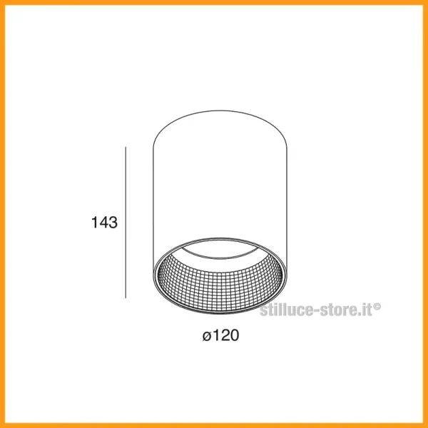 NOVALUX-TIN-PLAFONE-23W-STILLUCE-STORE-BERGAMO_DIM