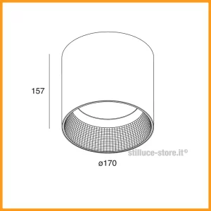 NOVALUX-TIN-PLAFONE-32W-STILLUCE-STORE-BERGAMO_DIM