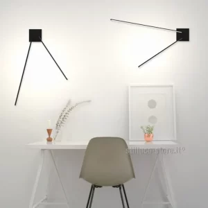 Egoluce Matita Parete LED 2 Luci Cod. 4632 - immagine 2