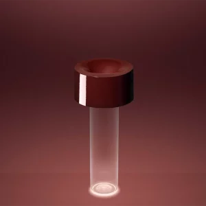 FOSCARINI-FLEUR-ROSSO-BURGUNDY-LAMPADA-TAVOLO-STILLUCE-STORE-BERGAMO