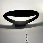 ARTEMIDE-MESMERI-LED-PARETE-NERA-ACCESA-STILLUCE-STORE-BERGAMO