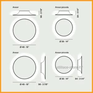 FOSCARINI-ANOOR-LAMPADA-PARETE-SOFFITTO-STILLUCE-STORE-BERGAMO_DIM