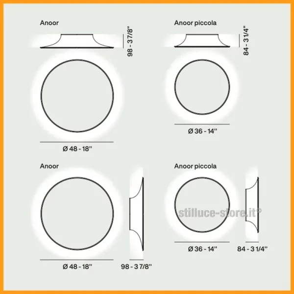 FOSCARINI-ANOOR-LAMPADA-PARETE-SOFFITTO-STILLUCE-STORE-BERGAMO_DIM