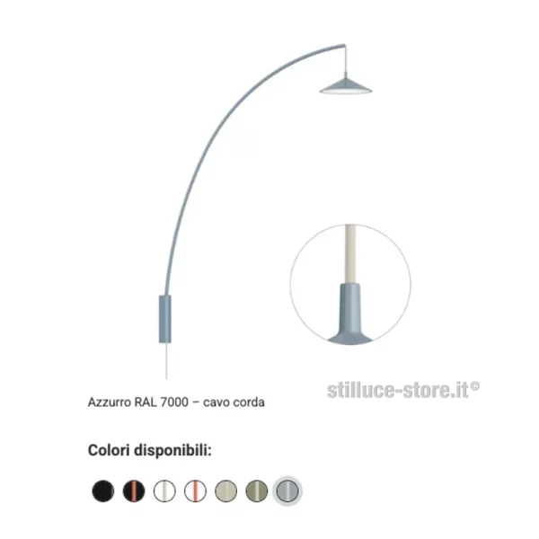 CINI-E-NILS-MINIMA-LAMPADA-PARETE-AZZURRO-CORDA-STILLUCE-STORE-BERGAMO