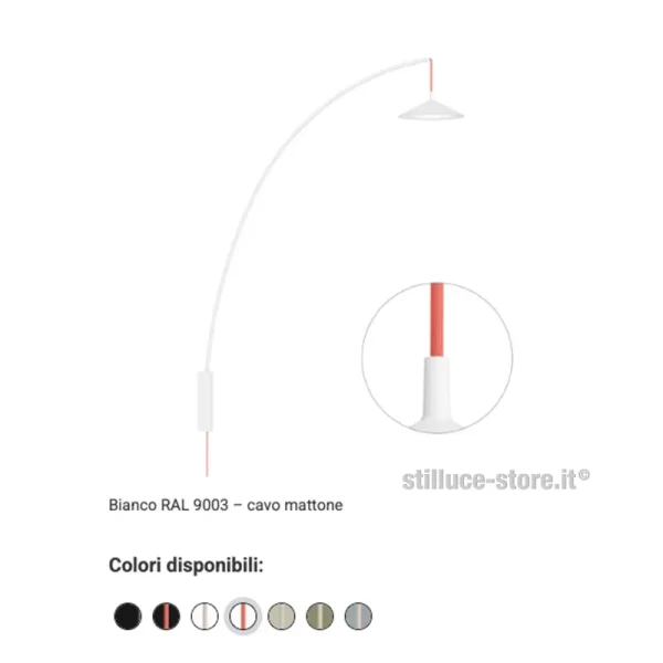 CINI-E-NILS-MINIMA-LAMPADA-PARETE-BIANCO-MATTONE-STILLUCE-STORE-BERGAMO