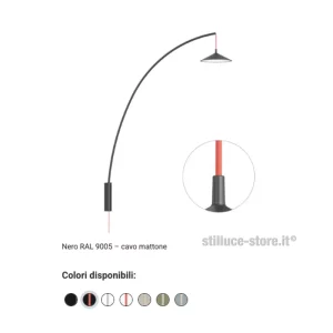 CINI-E-NILS-MINIMA-LAMPADA-PARETE-NERO-MATTONE-STILLUCE-STORE-BERGAMO