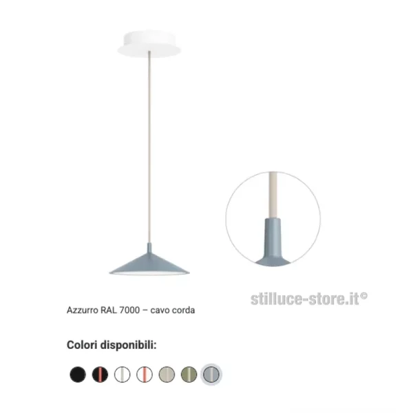 CINI-E-NILS-MINIMA-LAMPADA-SOSPENSIONE-AZZURRO-CORDA-STILLUCE-STORE-BERGAMO