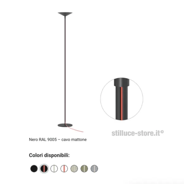 CINI-E-NILS-MINIMA-LAMPADA-TERRA-NERO-MATTONE-STILLUCE-STORE-BERGAMO