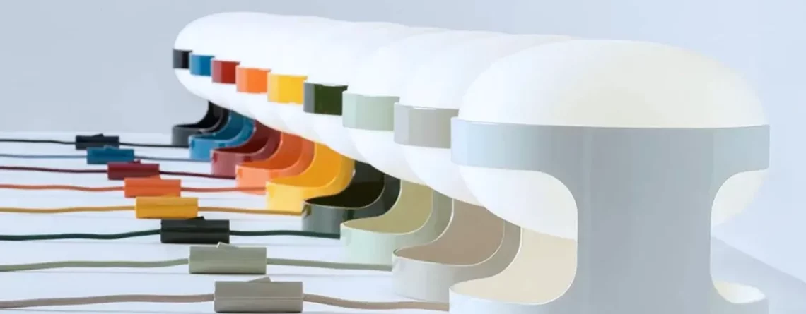 Kartell KD28 Joe Colombo, lampada LED satinata. Winter Days ultimi giorni da Stilluce Store Bergamo e online.