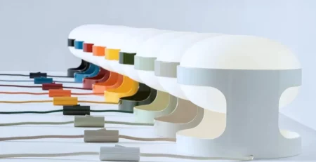 Kartell KD28 Joe Colombo, lampada LED satinata. Winter Days ultimi giorni da Stilluce Store Bergamo e online.