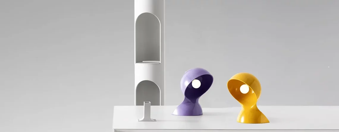 Artemide Dalù di Vico Magistretti, lampada iconica, Magnolia Stilluce Store Bergamo.