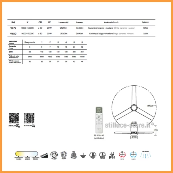 mantra-ceramica-ventilatore-funzioni-stilluce-store-bergamo