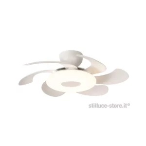 mantra-flower-ventilatore-bianco-aperto-stilluce-store-bergamo