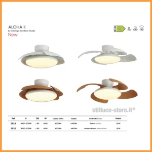 Mantra Flower Ventilatore Soffitto LED - immagine 5