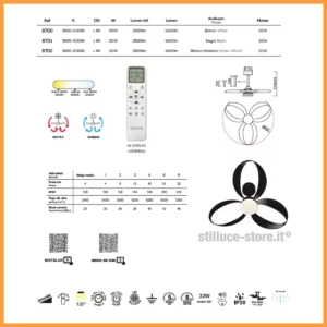 mantra-infinity-fan-ventilatore-funzioni-stilluce-store-bergamo