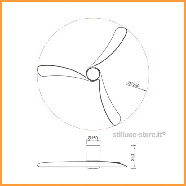 mantra-nemo-II-ventilatore-122-dimensioni-stilluce-store-bergamo