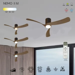 Mantra Nemo II Ventilatore Soffitto LED d. 122 cm. - immagine 2