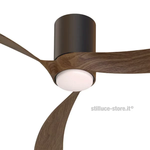 mantra-nemo-II-ventilatore-nero-legno-scuro-stilluce-store-bergamo