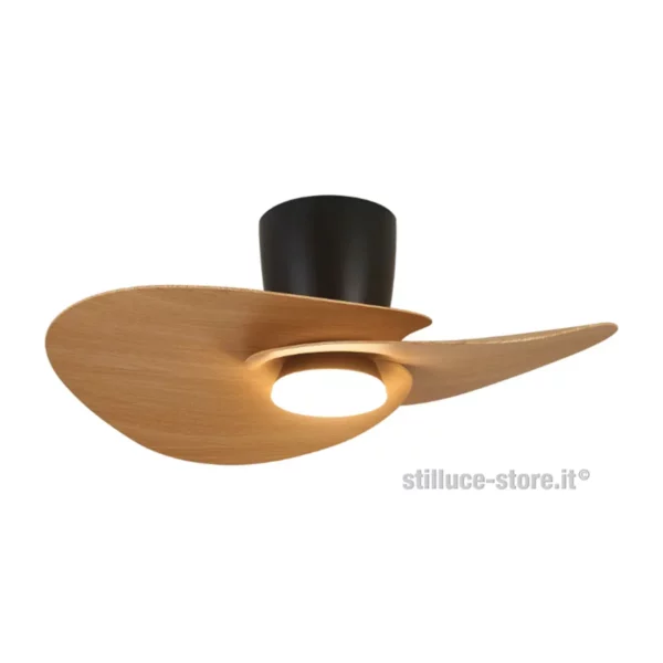 mantra-nenufar-ventilatore-nero-legno-stilluce-store-bergamo