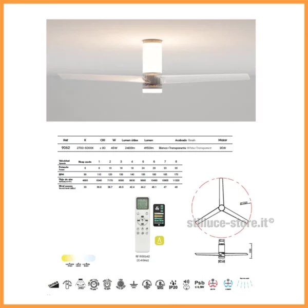 mantra-up-down-ventilatore-funzioni-stilluce-store-bergamo